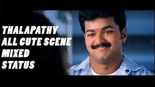 Thalapathy Vijay All Cute Scene Mixed Status Video