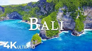 FLYING OVER BALI (4K UHD) - Soothing Music Along With Beautiful Nature Video - 4K Video ULTRA HD