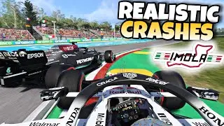 F1 2021 REALISTIC CRASHES IMOLA