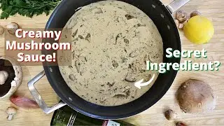 How to make Creamy Mushroom Sauce Recipe