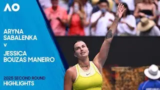 Aryna Sabalenka v Jessica Bouzas Maneiro Highlights | Australian Open 2025 Second Round