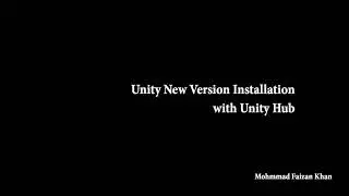 Unity New Version Installation with Unity Hub | Unity 2020.2 Installation