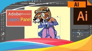 Adobe Illustrator CC - 10 - How to Hide, Lock, and Delete Layers in adobe illustrator cc