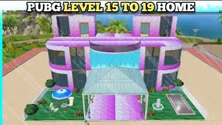 Latest 😲 Level 15 to 19 home design Pubg mobile🤩 | Level 15 home building design Pubg mobile  ✓