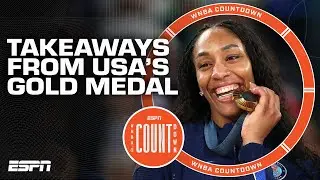 Andraya Carter credits Team USAs resilience after their 8th-straight gold medal | WNBA Countdown