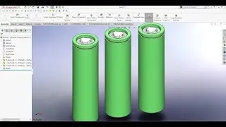 solidwork tutorial lithium ion battery cell. Rechargeable Cell design.