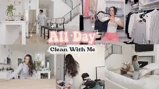 ALL DAY Clean With Me 2023 Cleaning my entire House ✨