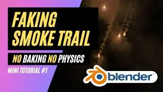 Faking Smoke Trail - Blender