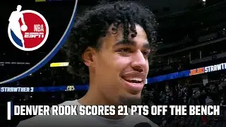 SURREAL EXPERIENCE: Rookie Julian Strawther on his 5 3PT, playing with Nikola Jokic | NBA on ESPN