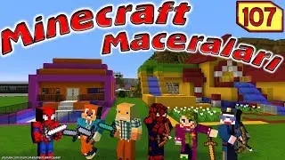 Örümcek Adam Çetesi Minecraft'ta Kötü Adamların Peşinde (Minecraft Maceraları 107)