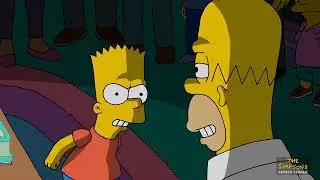 The Simpsons - Bart Stands Up To Homer #thesimpsons