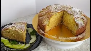 Шарлотка из груши! Быстро и очень вкусно 😋