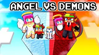 Having An ANGEL/DEMON FAMILY in Minecraft!