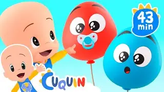 Os balões bebé do Cuquin - Aprenda as cores |  Vídeos educativos para crianças | Cocotoons Brasil