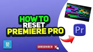 How to reset premiere pro settings 2024