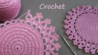 Очаровательная САЛФЕТКА крючком ВЯЗАНИЕ ДЛЯ НАЧИНАЮЩИХ  SUPER Beautiful DOILY Pattern Crochet