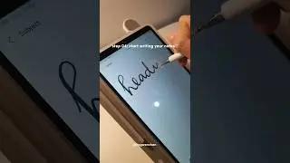 Samsung Tab A9 🌸 a tutorial on digital note-taking using stylus pen for android 