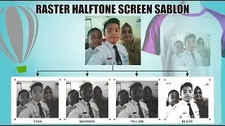 Membuat Film Raster Halftone Screen Sablon - Tutorial CorelDRAW