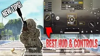 PUBG MOBILE BEST CONTROLS & SETTINGS | BEST HUD FOR BEGINNERS!!