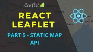 Building static map with marker in react leaflet | Google map static API