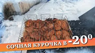 СОЧНАЯ КУРОЧКА НА УГЛЯХ / ЖАРИМ В МОРОЗ #ДомОгород