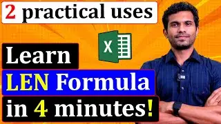 How to use the LEN function in Excel