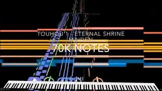 [Black Midi] Touhou 1 - Eternal Shrine Maiden, 70k notes, me.