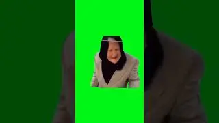 МЕМ С БАБКОЙ / ДА ТЫ ШО АХУЕЛ ФУТАЖ НА ЗЕЛЕНОМ ФОНЕ