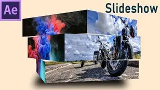 How to make Slideshow in After Effects - 91