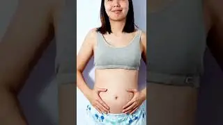 AMAZING Dark Line APPEARS on Pregnant Belly Time Lapse! #shorts #lineanigra