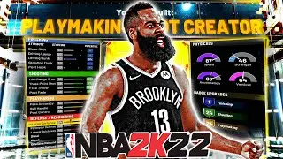 HOW to Create the BEST PLAYMAKING SHOTCREATOR BUILD IN NBA 2K22