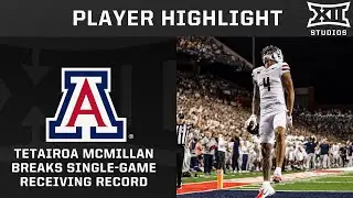 Arizonas Tetairoa McMillans Record-Setting Day