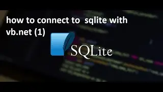 how to connect SQLite with vb.net (1)