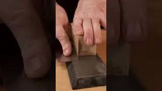 TOP TIP Burnishing a scraper! #toptip #woodworking #satisfying #asmr