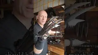They must be much sharper if I can make these claws a matched set. Ninja weapons are the best