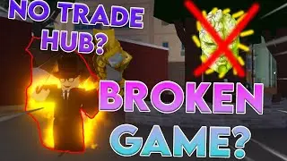 [YBA] The game is broken because of the update... (NO ITEMS OR TRADE HUB)