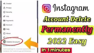 Instagram अकाउंट को Permanent डिलीट कैसे करे | How to delete instagram account permanently