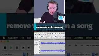 Remove vocals from ANY song using Audacity. It's SO simple.