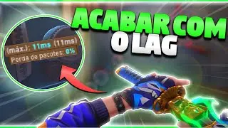 COMO ACABAR COM O LAG E MELHORAR O PING DO VALORANT ( Como Diminuir o Ping no Valorant )