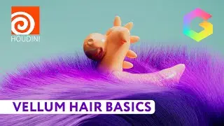 Houdini Tutorial - Introduction to Vellum Hair Simulations