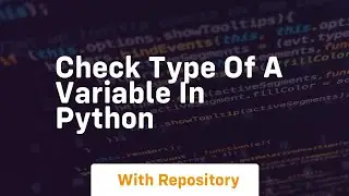 check type of a variable in python