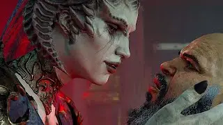 DIABLO 4 Act 2 Cinematic Lilith Vs Donan Cutscene 4K