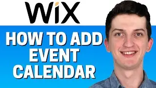 How To Add Event calendar In Wix