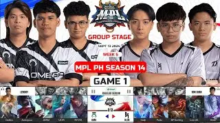 GAME1: BLCK vs OMG I MPL PH S14 Regular Season Week 5 Day 1 MOBILE LEGENDS I @MVPSTUDIO