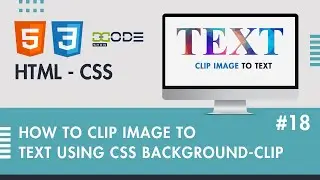 How to Clip Image To Text Using Css Background-Clip | Background Clip Text Css