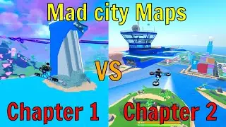 Mad city Chapter 1 VS Chapter 2 | Map comparison