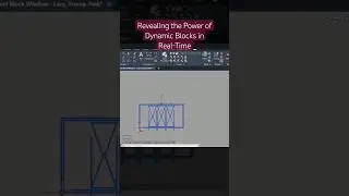 Revealing the Power of Dynamic Blocks in Real-Time | #autocad #designer #lazyarquitecto