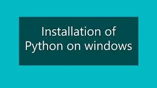 How to install python on windows | python windows machine pe kaise install kare | by Yameen Sir