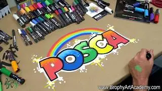 POSCA Paint Pens - HOW TO USE and why they will CHANGE YOUR LIFE - by Drew Brophy