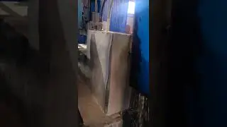Резка заготовки на ленточном станке